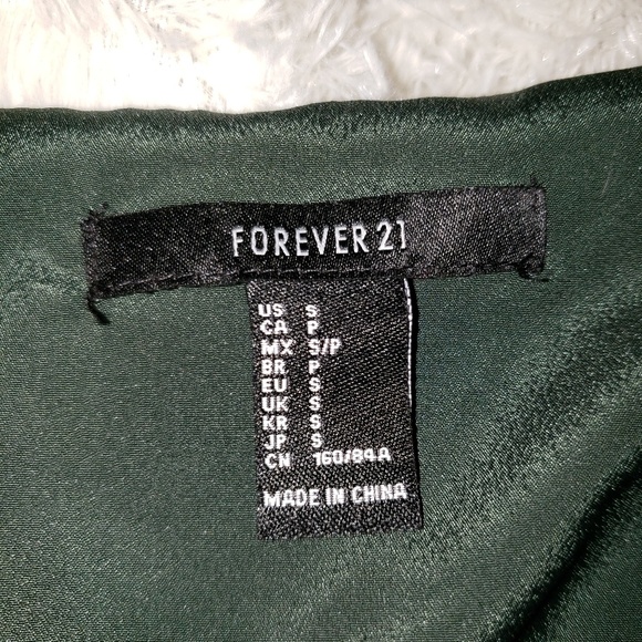 Forever 21 Green dress Small - Picture 3 of 3